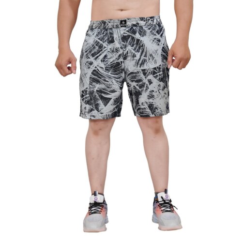 Buy BULYA Men's Poly Cotton Denim Baggy Boxers Textured Above Knee Length Boxers with Loose