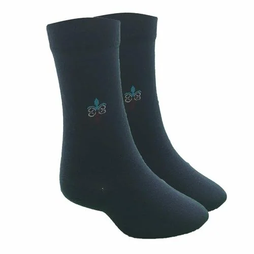 B & B BUTTONS & BOWS Colin Cotton Unisex Casual/Formal Full Lenght-Free Size/Premium Elastic for Superior Grip/Superior Sweat Absorption/Super Soft Premium Cotton Fabric-01 Pair