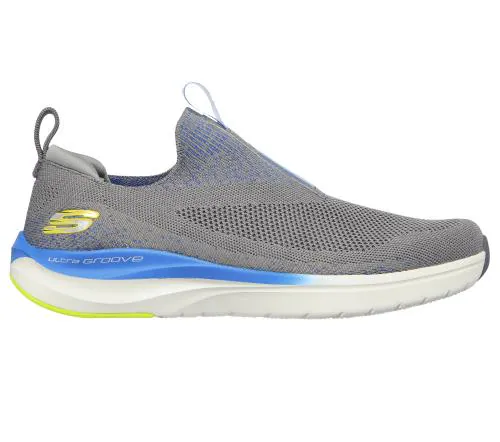 Skechers ULTRA GROOVE - MYRMARK Grey Slip on shoes, Men