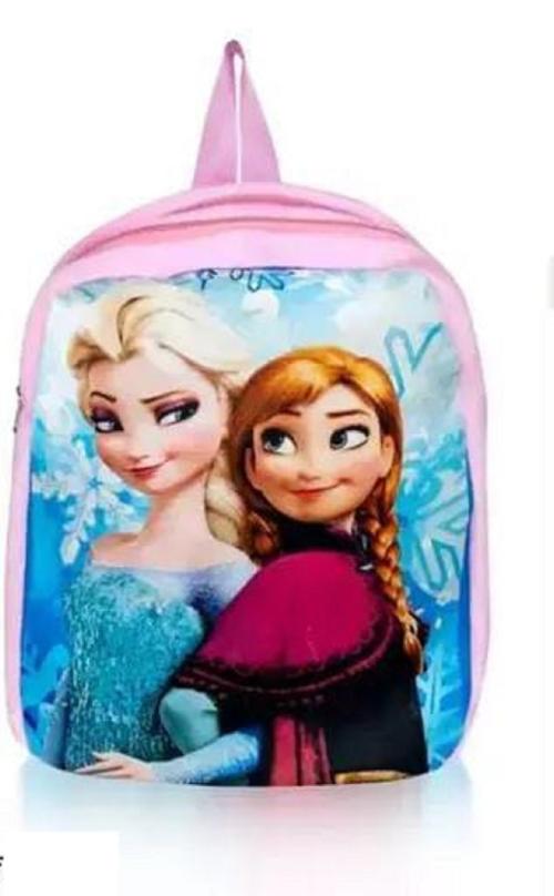 Heaven Decor  Barbie doll3D Velvet Soft Plus Kids School Bag Nursury class to 5 ( Size - 14 inch )