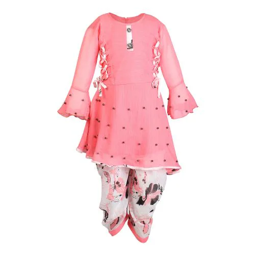 Arshia Fashions Girls Kurti with Dhoti Pants | Kids Wear | Girls Ethnic Wear | Girls Salwar Suit Set | Kurta And Patiala Set
