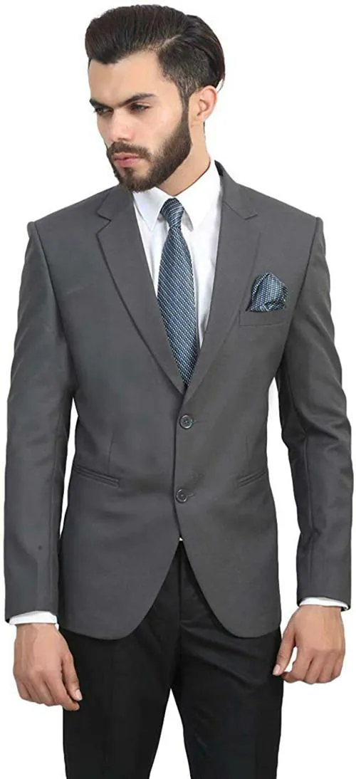 Luxrio Men Grey Blazer