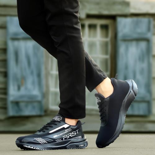 Inklenzo Black sports Shoes Sneaker sports for Mens Daily use Shoe for Boys Shoe for Men