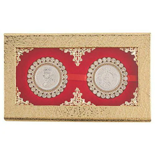 Osasbazaar Silver Coin Round with Designer Packing - 99% Pure BIS Hallmarked - 10 gms - Pack of 2