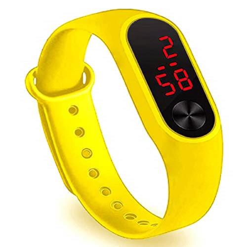 RTK New Yellow M2 Band Digital Watch For Boys,Girls