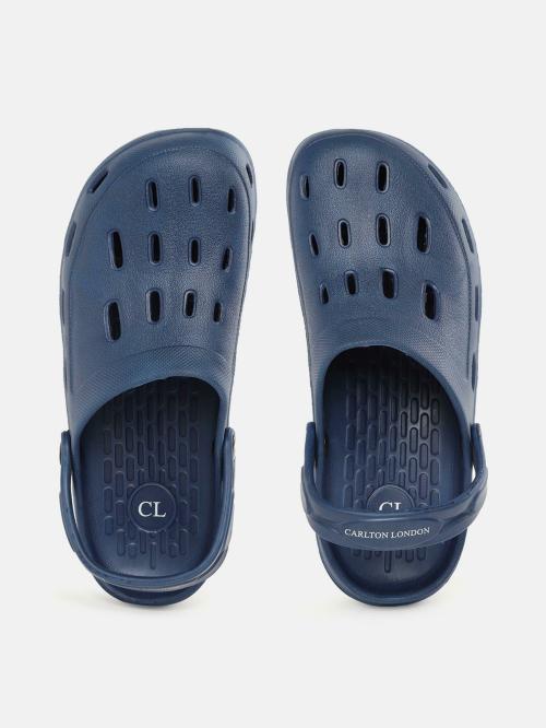 Carlton London Navy Clogs for Men