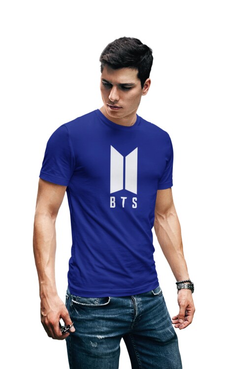Royal Blue - Small BTS T shirt For Men TeesTheDay