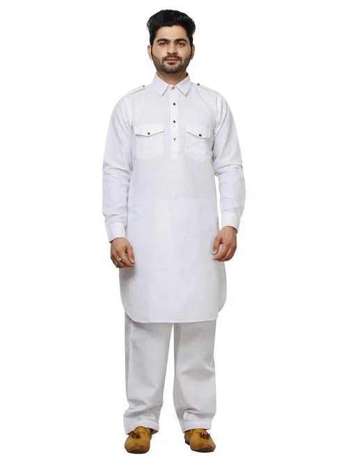 Pro Ethic Style Developer Men's Cotton Pathani Kurta Pajama