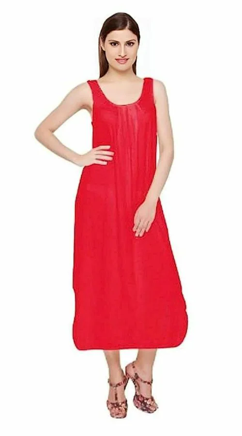 Buy Fash N Wish Womens Hosiery Cotton Full Length Camisole, Long Inner