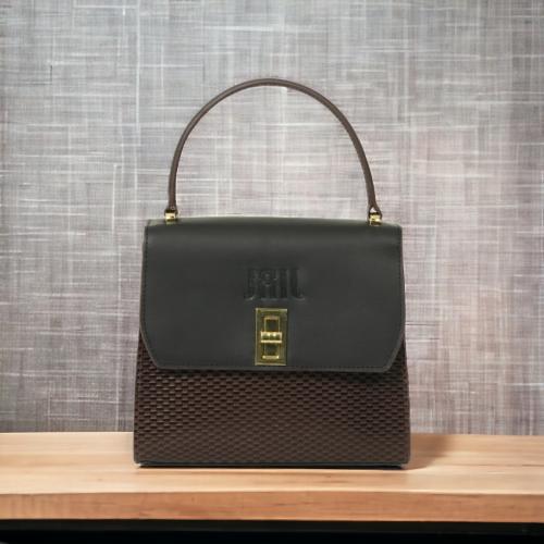 JAIL luxury Female Vintage Black Side Bag and Cross Body Bag With Handmade