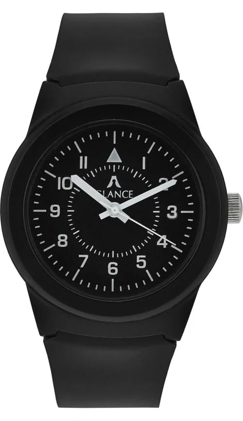 Aglance Analog Black Dial Black Strap Watch For Boys & Girls ()