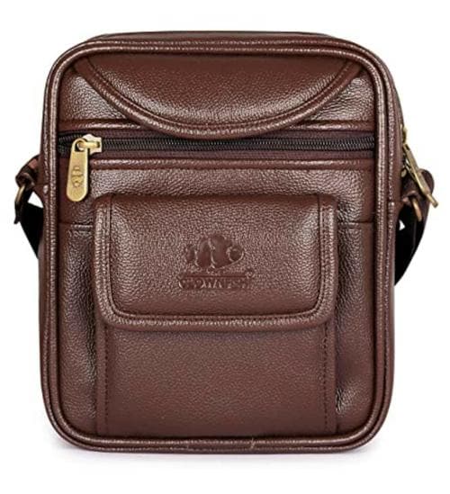 The Clownfish Men and Women Mundane Chocolate Cross Body Sling Bag