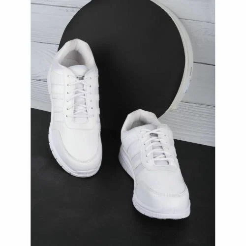 FORCE 10 By Liberty GOLA-03_White School Shoes For Kids