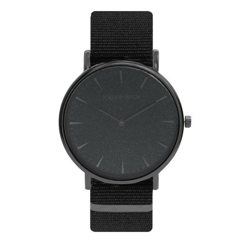 Joker & Witch Black Steel Watch For Men