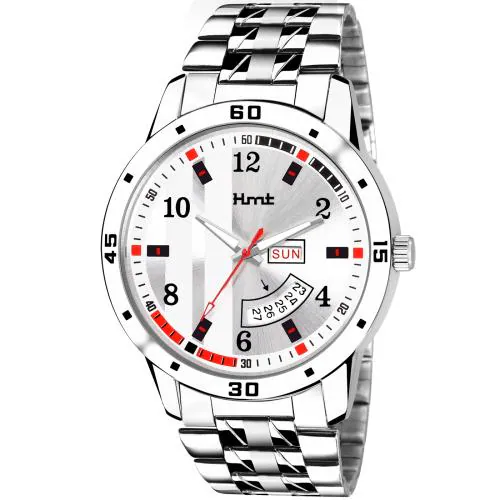EHMT HM-307-WHITE Day & Date Analog Watch - For Men 