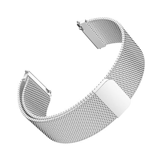 NOTYEX Silver metal Strap Band Compatible With Fire Boltt Supreme BSW018 Smart Watch Only (Pack of1)