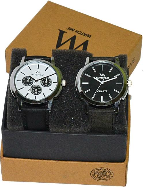 WM Analog Multicolor Dial Multicolor Strap Watch for Men (WMD--008--WMD--007) - Pack of 2 Analog Watch