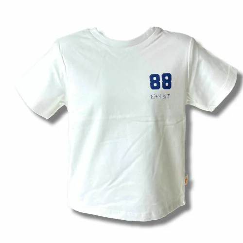 Tiny Titans Boys White Colour Half Sleeve Printed T-Shirt (5-6 Years)