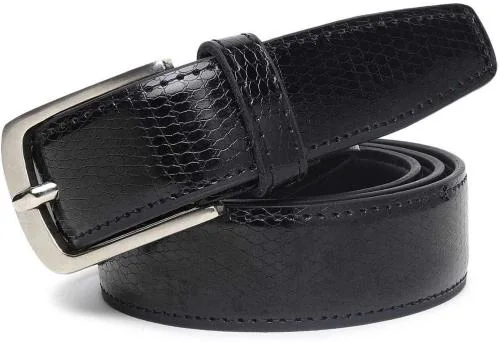 Kastner Men Black Artificial Leather Casual Belt - 36