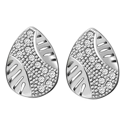 Giva Sterling Silver Graceful Tear Drop Earrings For Women