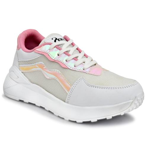 Equila Women's BLING Mesh Sneakers - PINK