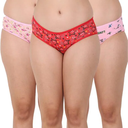 TWEDE Women's Underwear Soft Cotton Hipster Panties Breathable Briefs Undergarments for Women