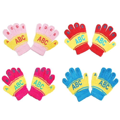 Sasta sales Kids woolen gloves|Winter gloves for boys|Multicolor combo of 4 pairs| Size-3-4 years