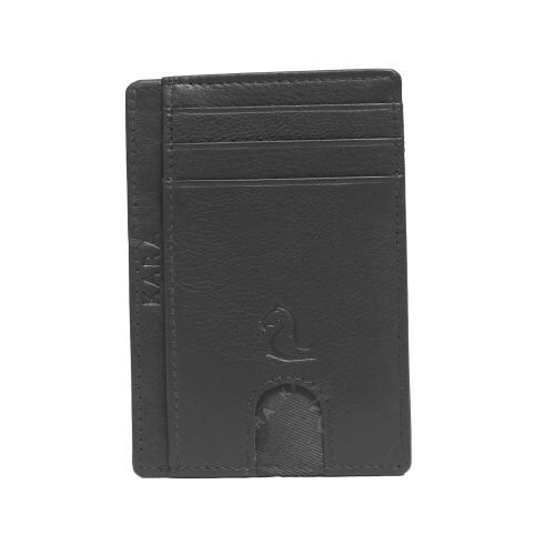 KARA Leather Front Pocket Wallet - Identity and Credit Card Holder For Men and Women