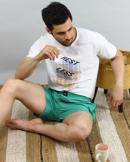 Buy ONE5 Men's Solid Boxers with Side Pocket Online at Best Prices in