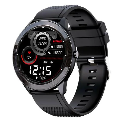 Maxima Black Smartwatch For Men And Women (X471Pbs65051)