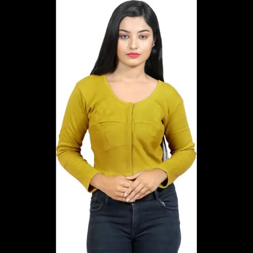 CLOTH HUT U-Neck Women Blouse