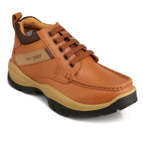 Red Chief Elephant Tan Leather Casual Shoes for Men