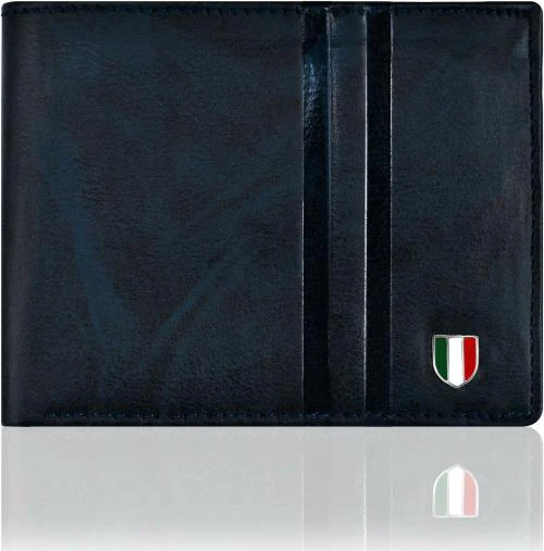 Giovanny Blue Artificial Leather Wallet For Men