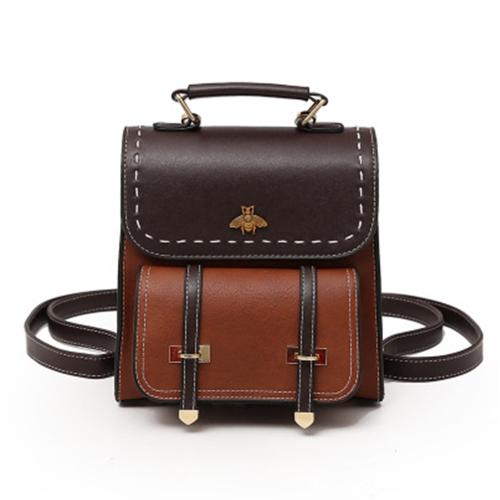 Angeline Compact Brown Royal Back Pack for Men and Women