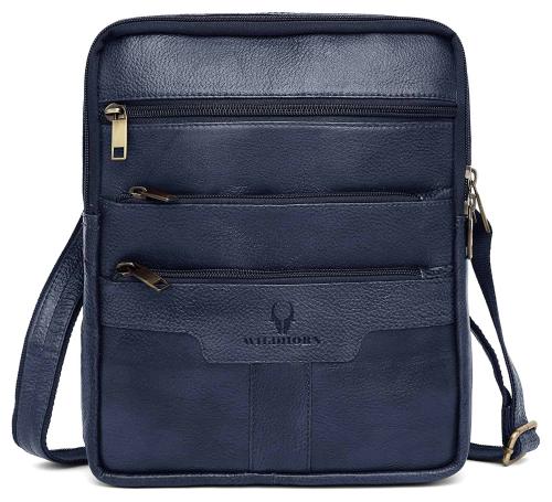 Wildhorn Men Blue Messenger Bag