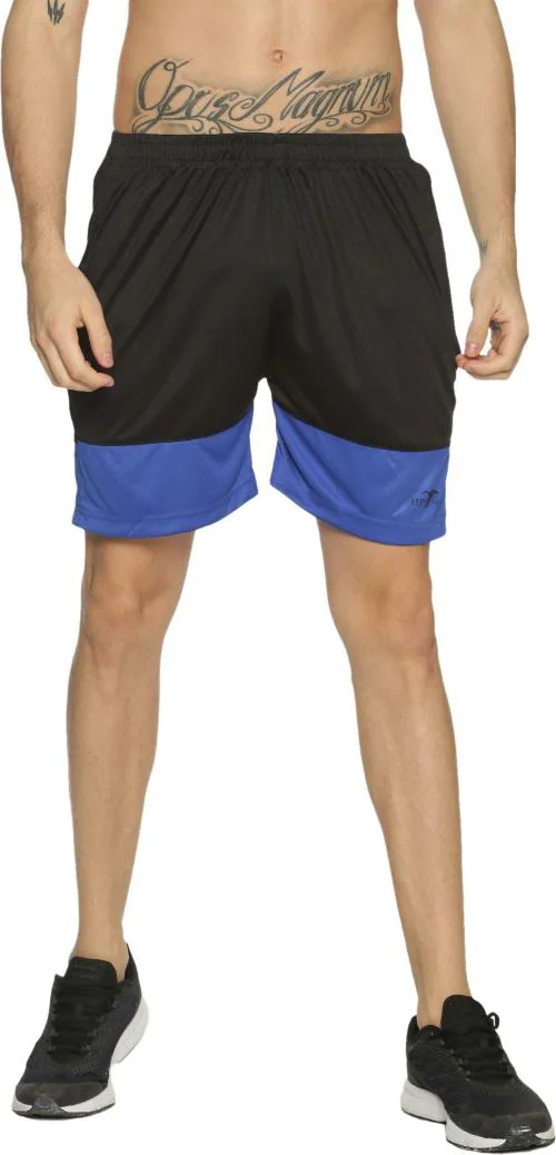 HPS Sports Men Black Polycotton Solid Shorts (XL) - JioMart