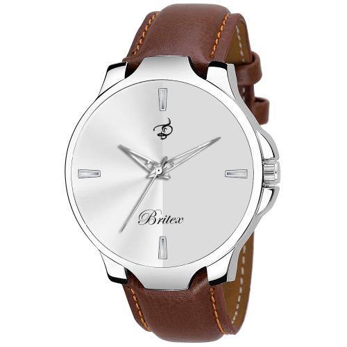 Britex Mesh Strap All Black Men Quartz Watch With Water Resistant Feature - For Boys