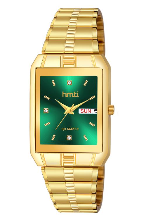 Hmti Exclusive Green Dial Men's Analog Wrist Watch: - HMTI-1027