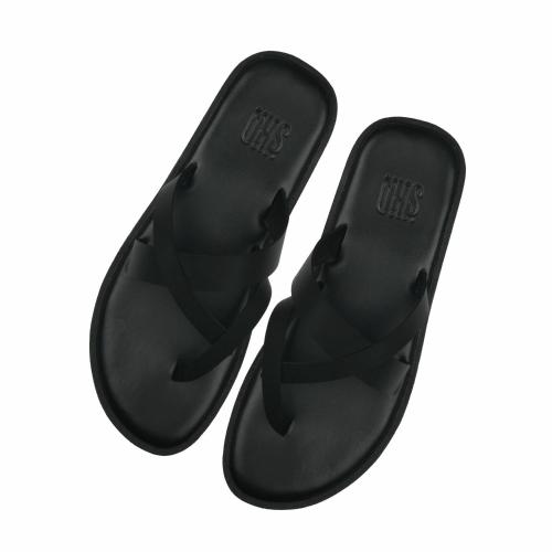 Buy SKO Synthetic VStrap Open Toe Slippers for Men Black Online at Best Prices in India