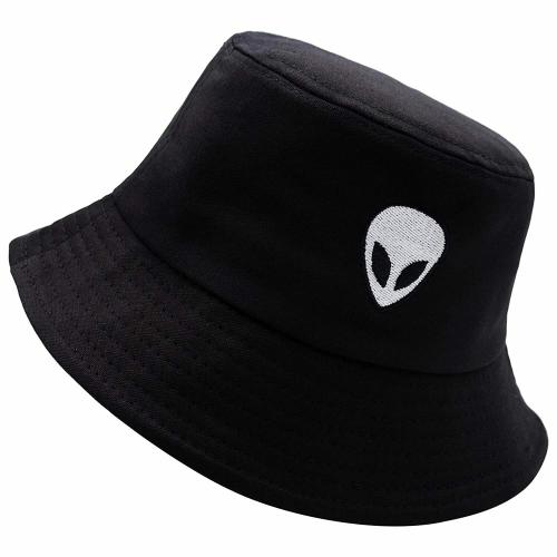 Handcuffs Unisex Cotton Hat (Bf Alien Bucket Hat_Black_Black_Free Size)