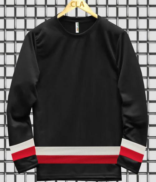 Clafoutis men's round neck with multi layer striped t-shirt , it's thin and light weight and very comfortable