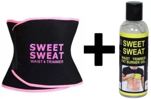 Sweet Sweat Waist Trimmer Women Shapewear Black