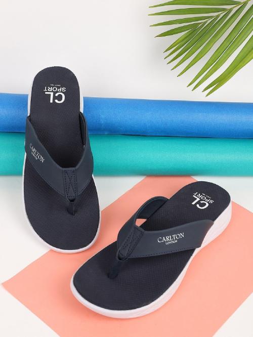 CL Sports Navy-Navy Flip flops for Women