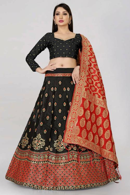 Fancy Banarasi Lehenga choli Dupatta