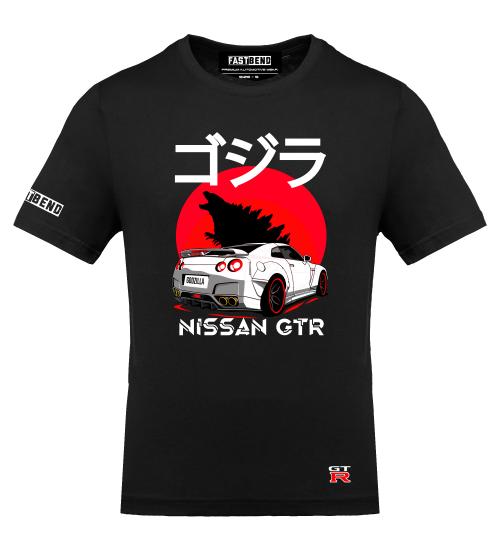 Fastbend Nissan GTR Godzilla Tshirt M
