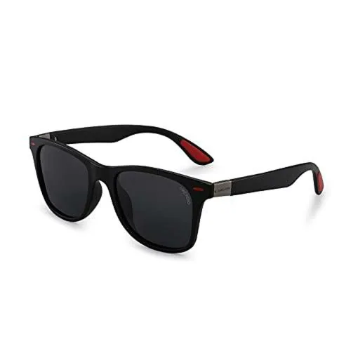 Arcadio Black Sunglasses (Men & Women)