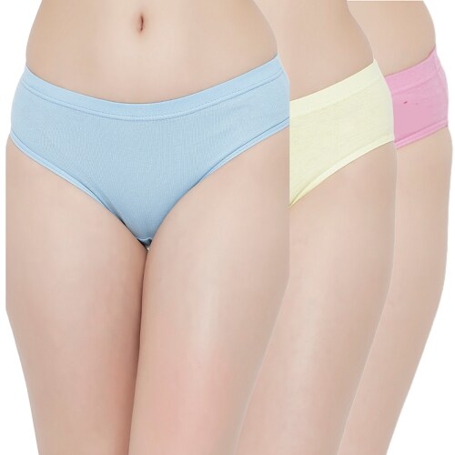 Bleeding Heart 100% Cotton Panties for Women Pack of 3