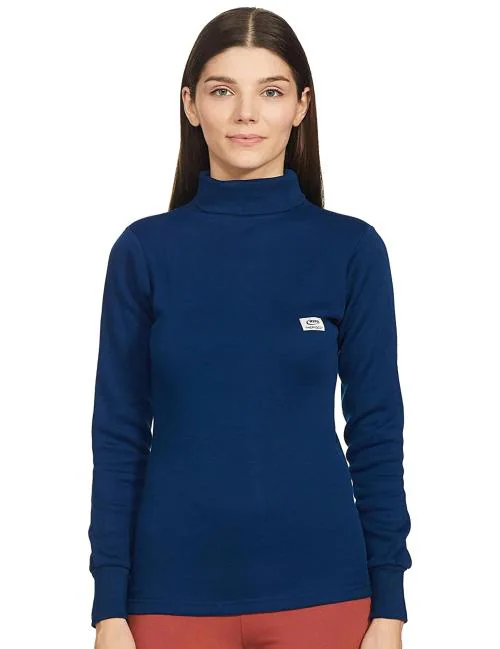 Buy Rupa Thermocot Women Navy Solid Acrylic Blend Thermal Tops Online at  Best Prices in India - JioMart.
