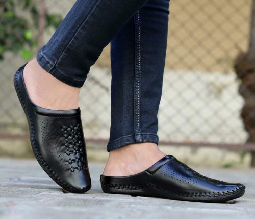 john karsun mules black casual shoes