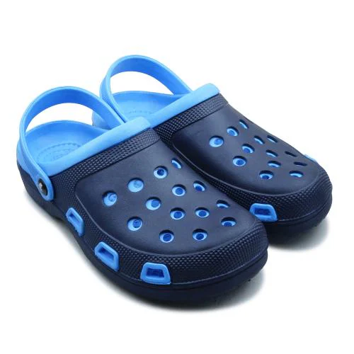 SFR STEPPER Navy and Sky Blue Casual Clogs | Sandals for Men
